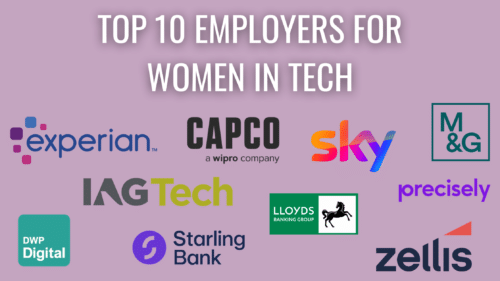 TOP EMPLOYERS FOR WOMEN IN TECH